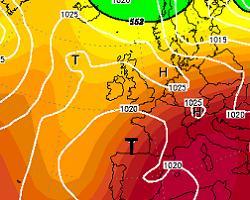 Wetterlage am 10.07.1968