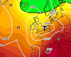 Wetterlage am 11.07.1968