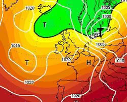 Wetterlage am 12.07.1968