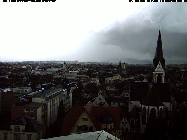 Gie&szlig;en Webcam 17:50 MESZ
