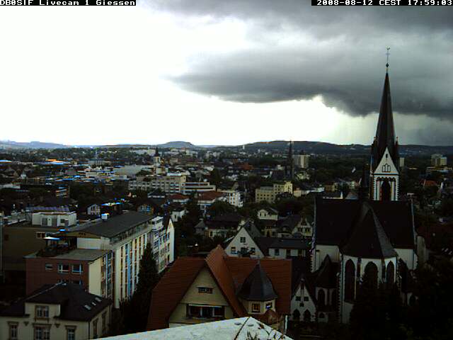 Gie&szlig;en Webcam 18:00 MESZ