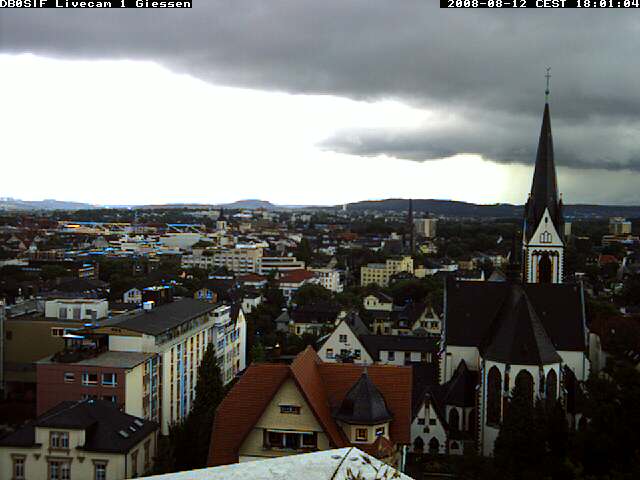 Gie&szlig;en Webcam 18:02 MESZ