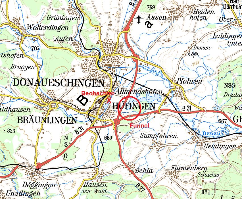 Funnel bei Hüfingen am 17.07.2009